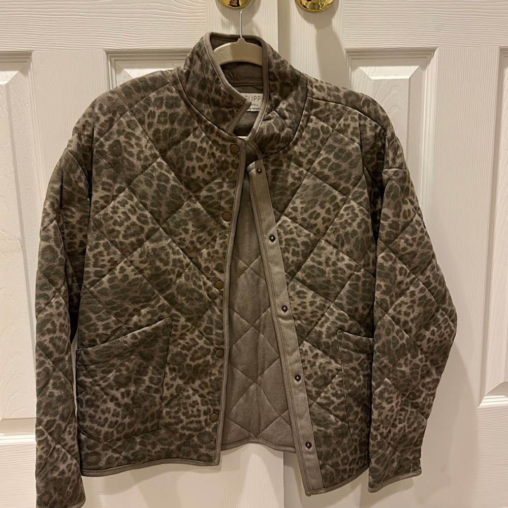 Z Supply Leopard Jacket XS